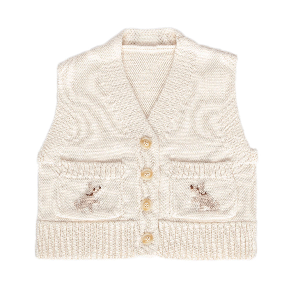 Puppy Dog Merino Vest