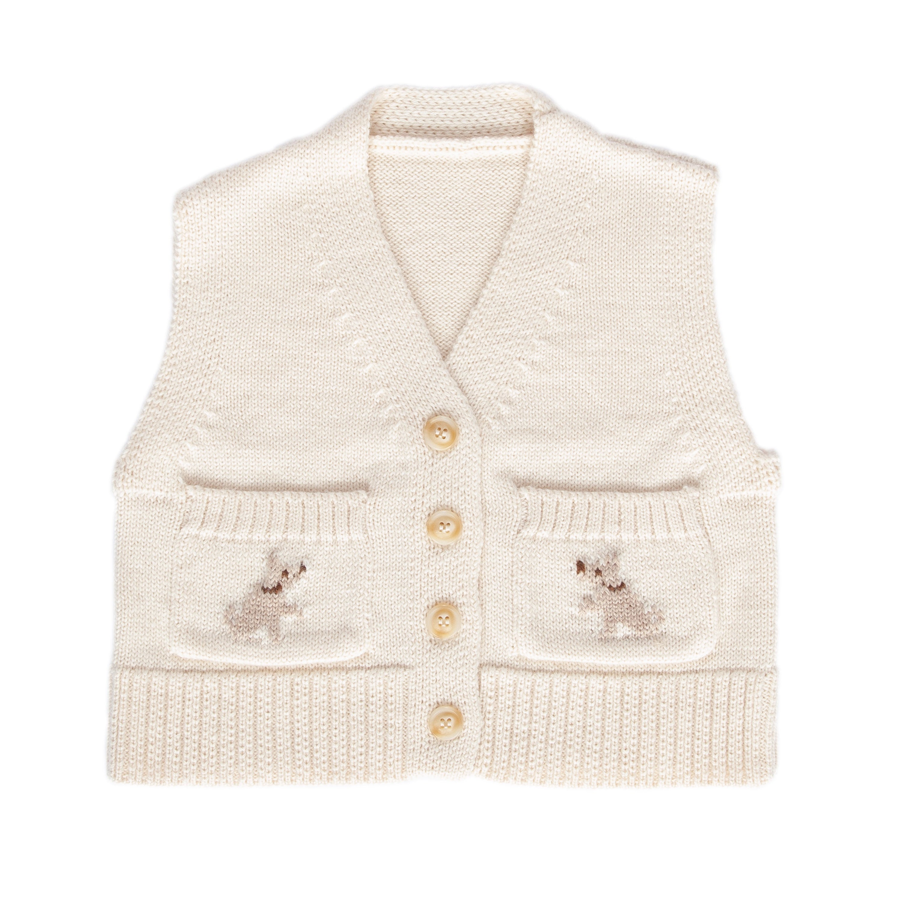 Puppy Dog Merino Vest