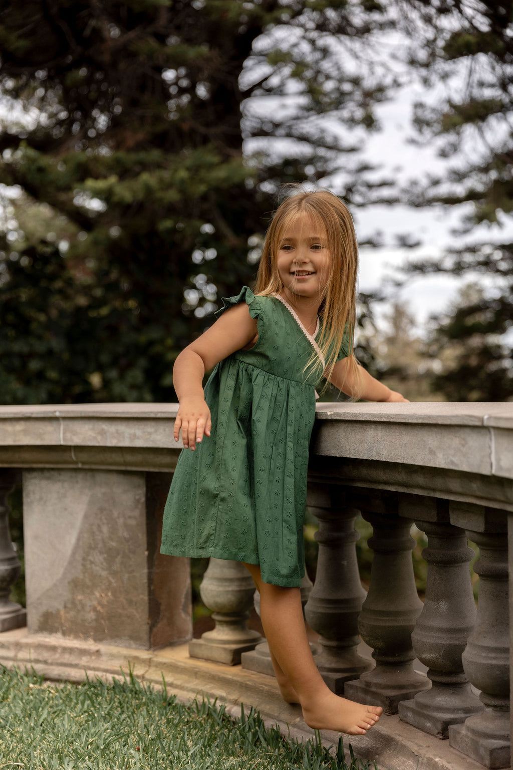Daisy Dress - Eucalyptus