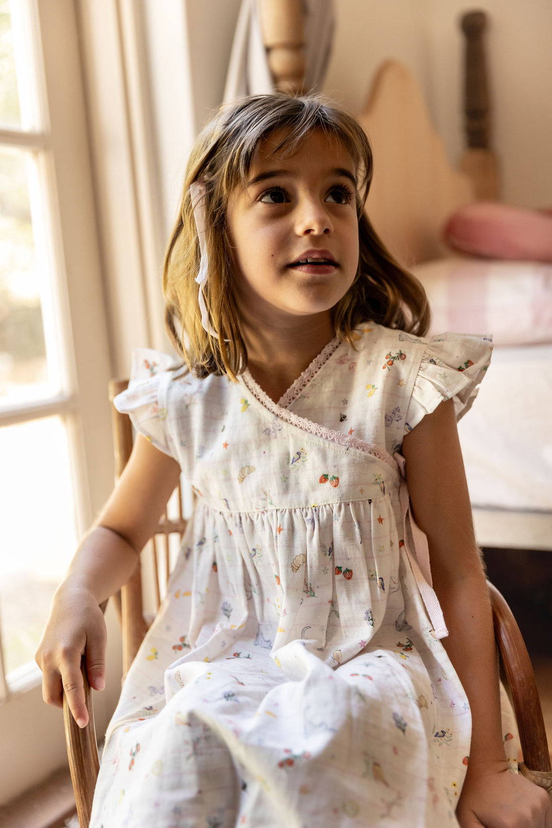 Alex and Ant Daisy Dress - Nature Sketch