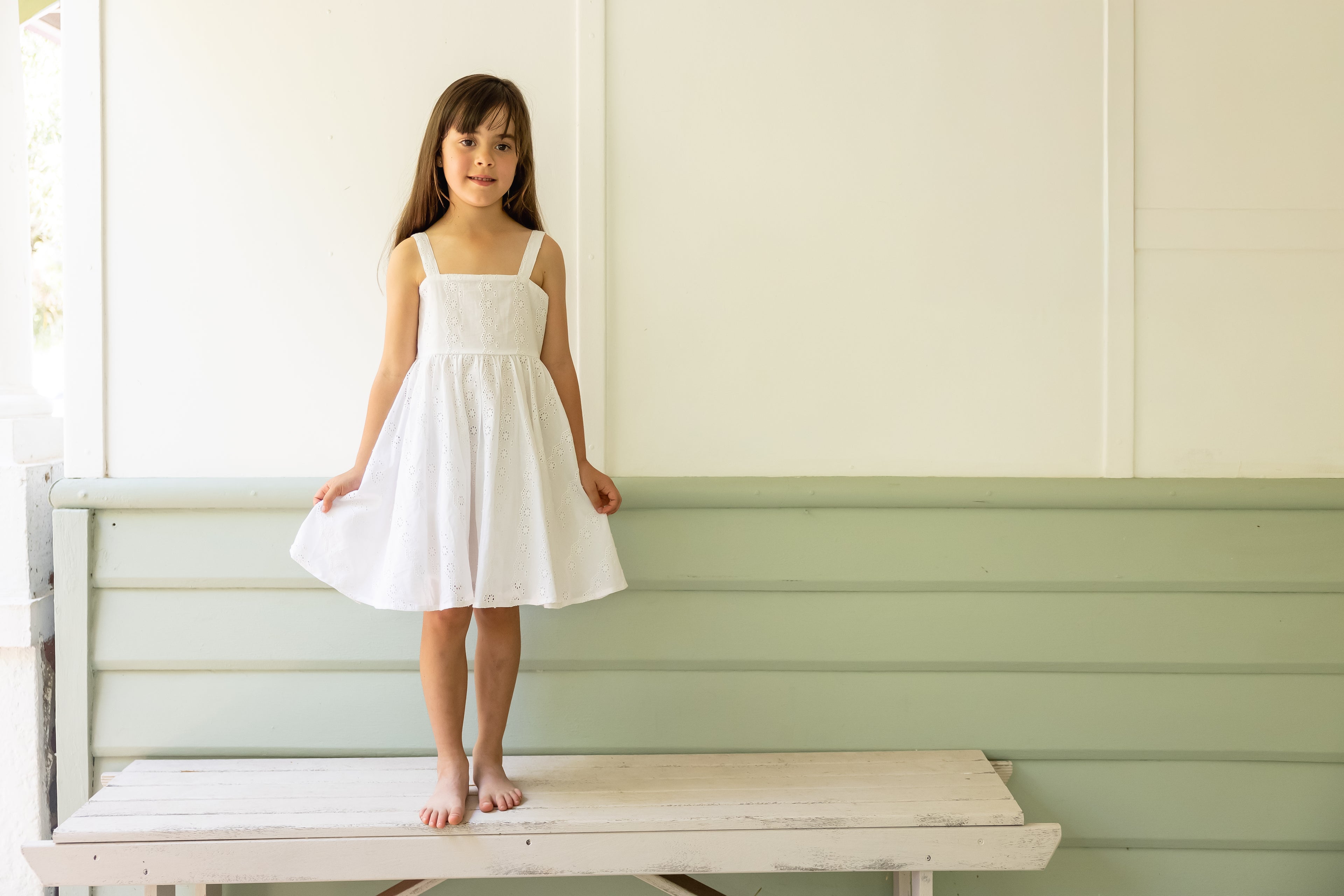 Alex and Ant Gloria Dress - White
