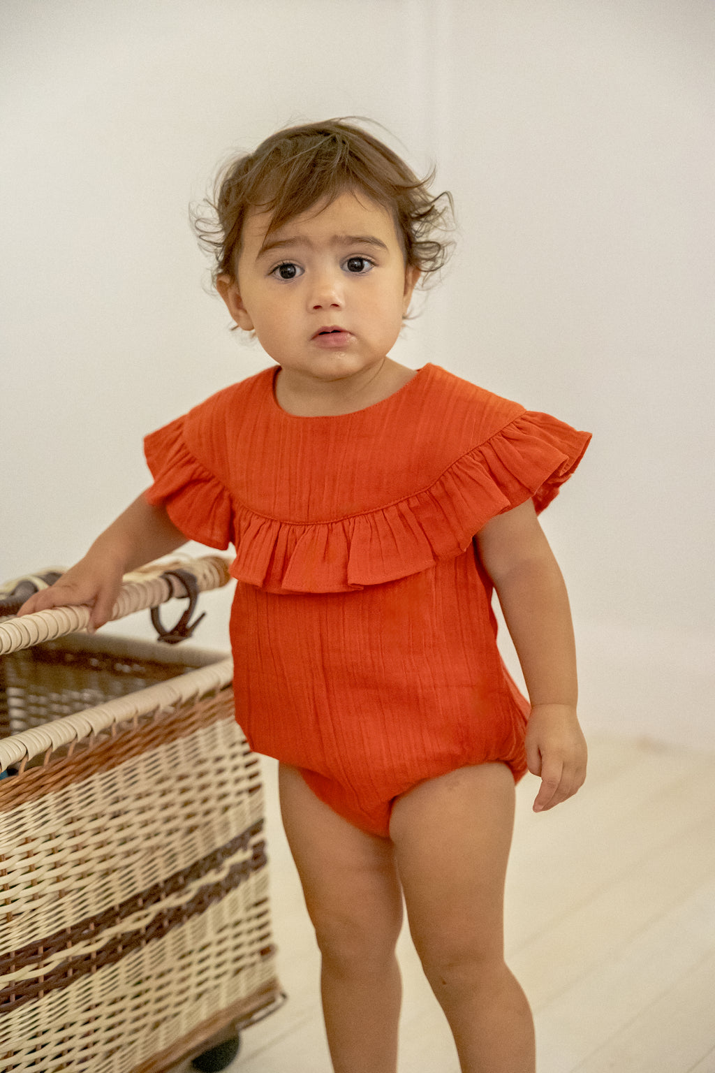 Alex and Ant Ethel Playsuit - Flame Red