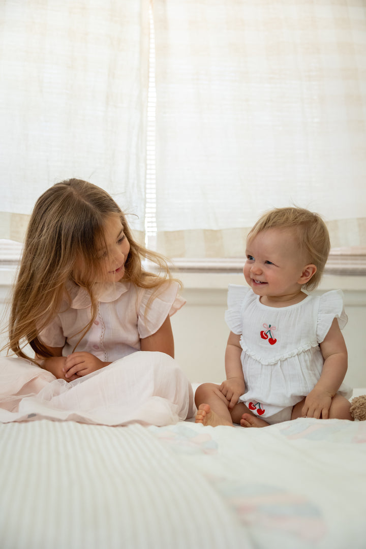 Alex and Ant Pretty Romper - White