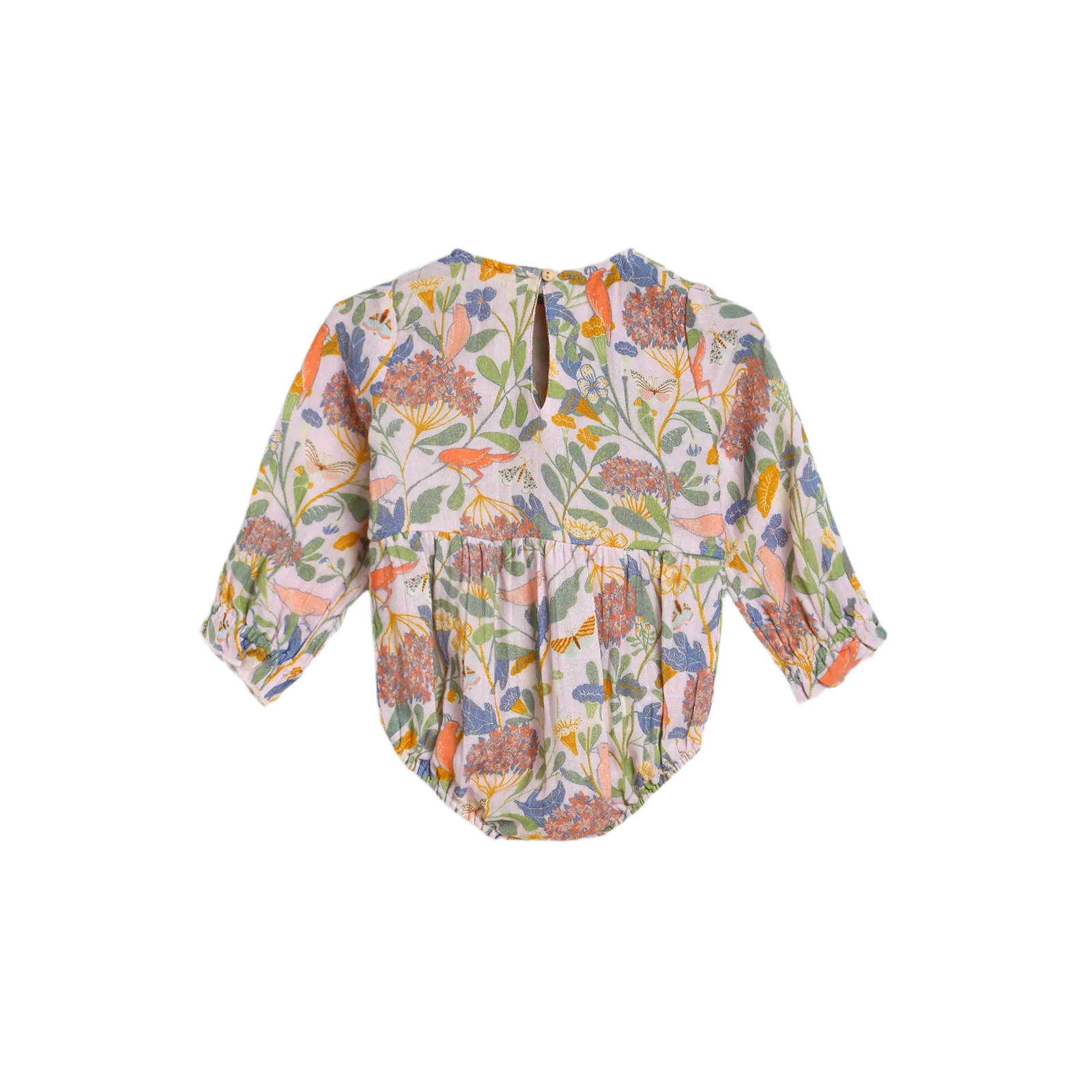 Alex and Ant Charlotte Playsuit - Pink Bird Flower