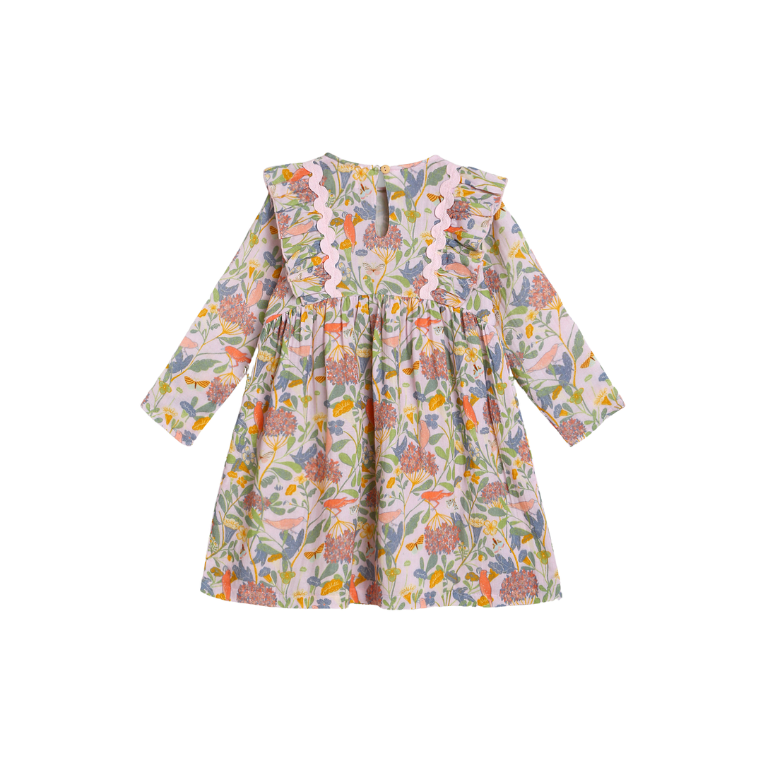 Alex and Ant Ingrid Dress - Pink Bird Flower