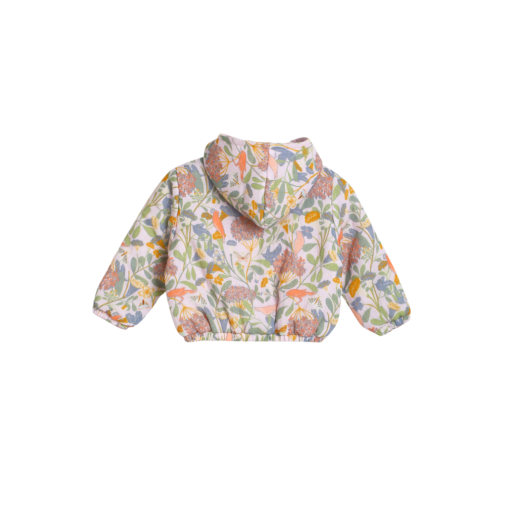 Celine Jacket - Pink Bird Flower