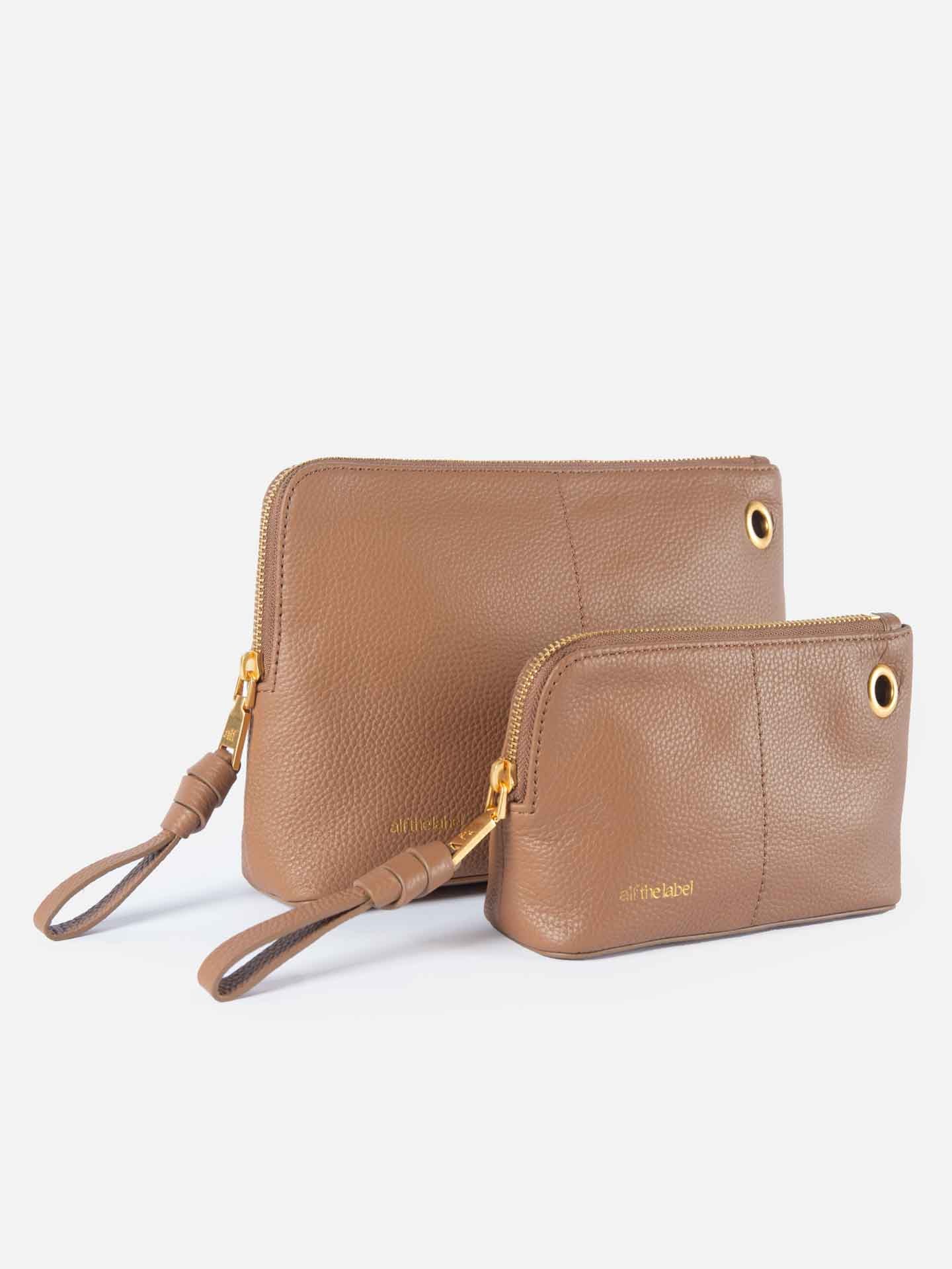 Luxe Medium Pouch - Pecan
