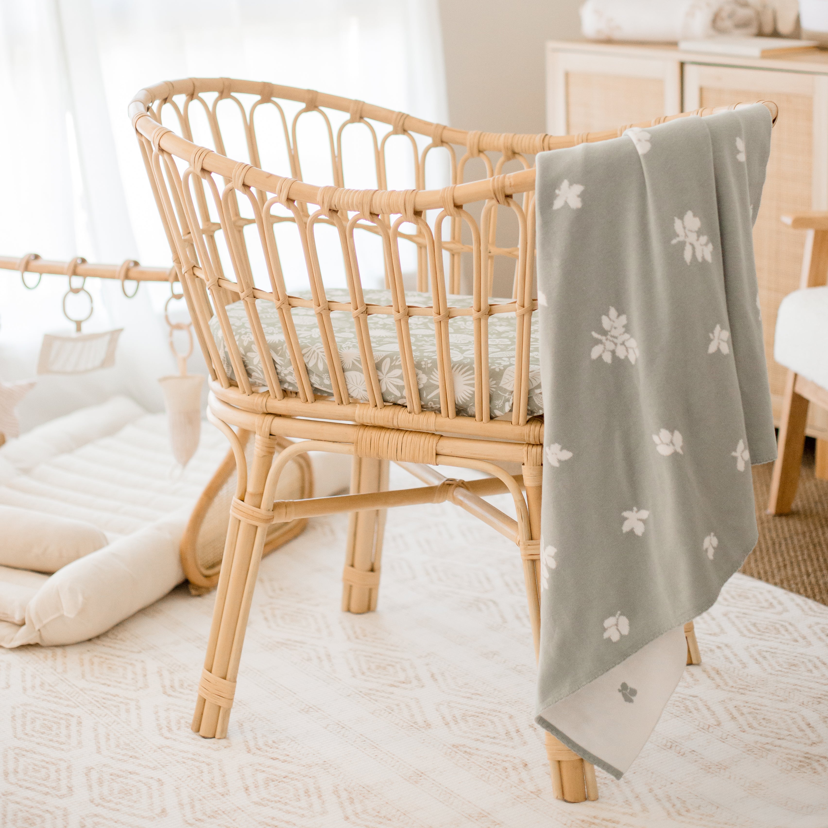 Fox & Fallow Reversible Blanket - Pine