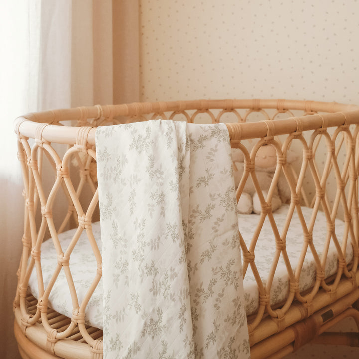 Fox & Fallow Organic Muslin Wrap - Cypress