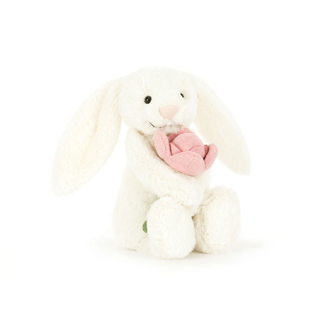 Jellycat Bashful Bunny With Peony Small