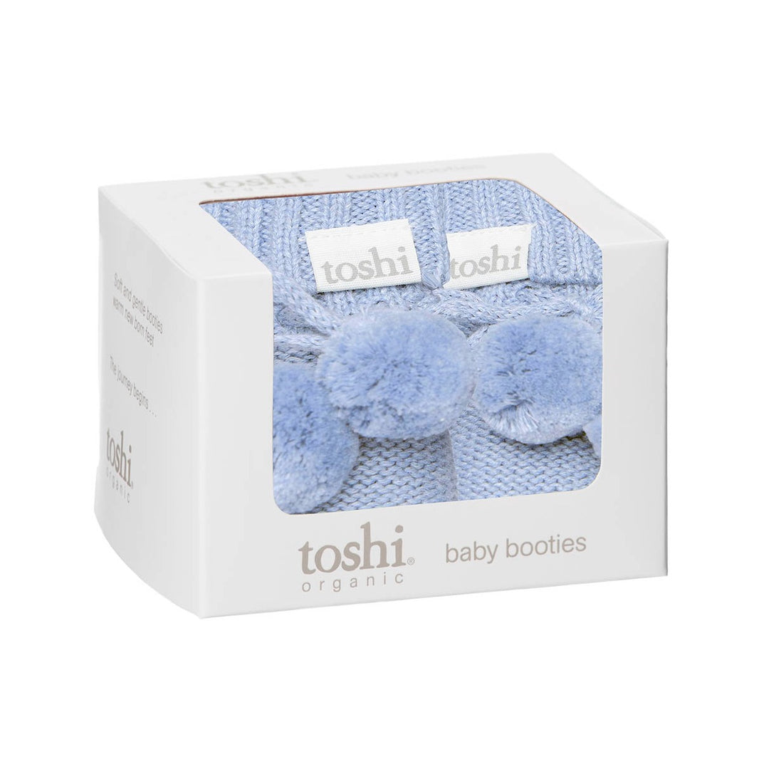 Toshi Organic Booties - Marley / Seabreeze