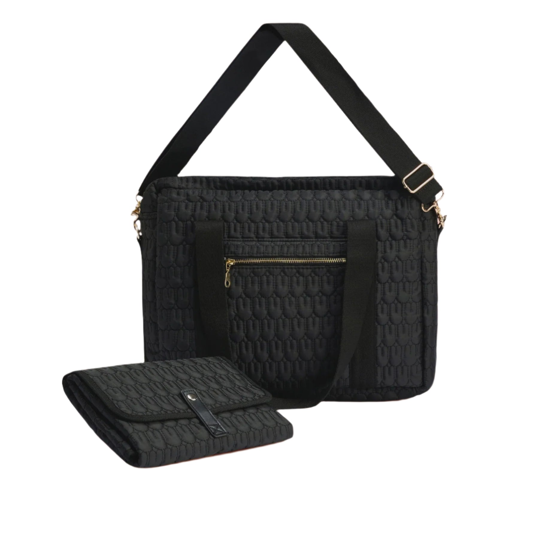 Bunnie Nappy Bag - Black