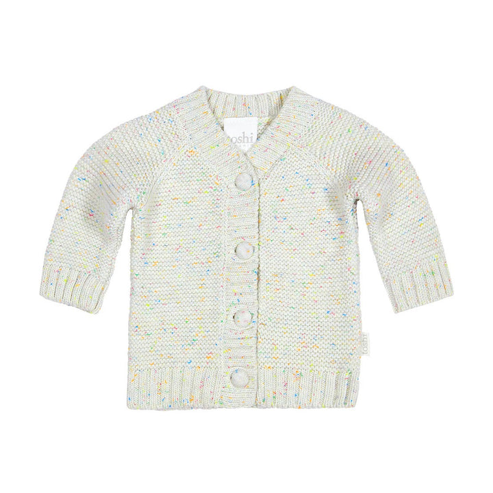 Toshi Organic Cardigan - Andy / Snowflake