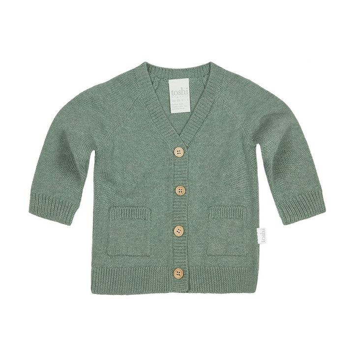 Toshi Organic Cardigan - Remy / Eucalyptus