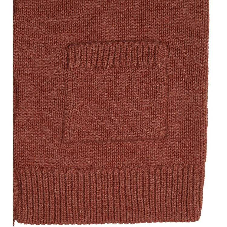 Toshi Organic Cardigan - Remy / Red Gum