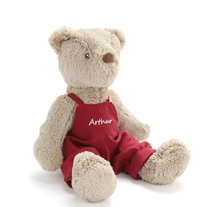Personalised Honey Bear Overalls - Red