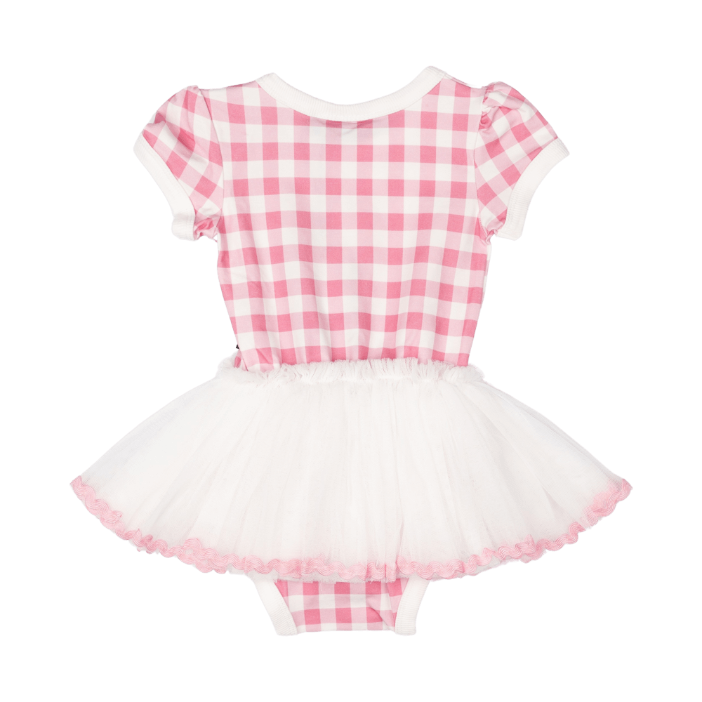Rock Your Baby Circus Dress - Pink Gingham Santa | Baby