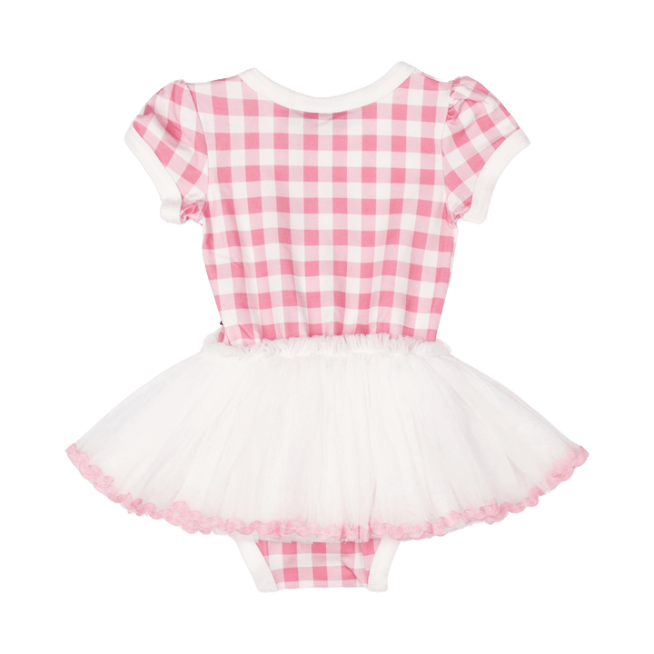 Rock Your Baby Circus Dress - Pink Gingham Santa | Baby