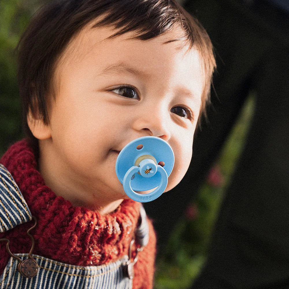 BIBS Pacifier Studio Colour - Bumblebee Breeze/Petrol 2 Pack