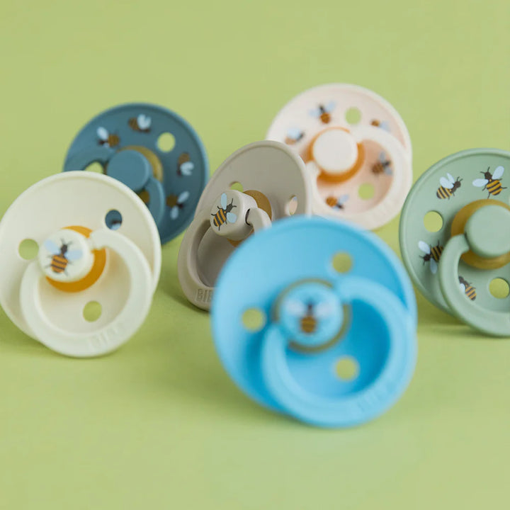 BIBS Pacifier Studio Colour - Bumblebee Mushroom/Sage 2 Pack