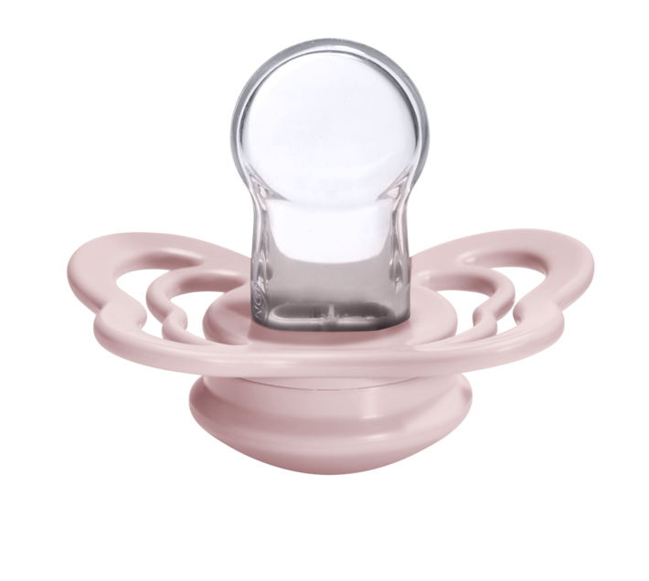 Couture Silicone Pacifier 2 Pack  - Haze/Blossom