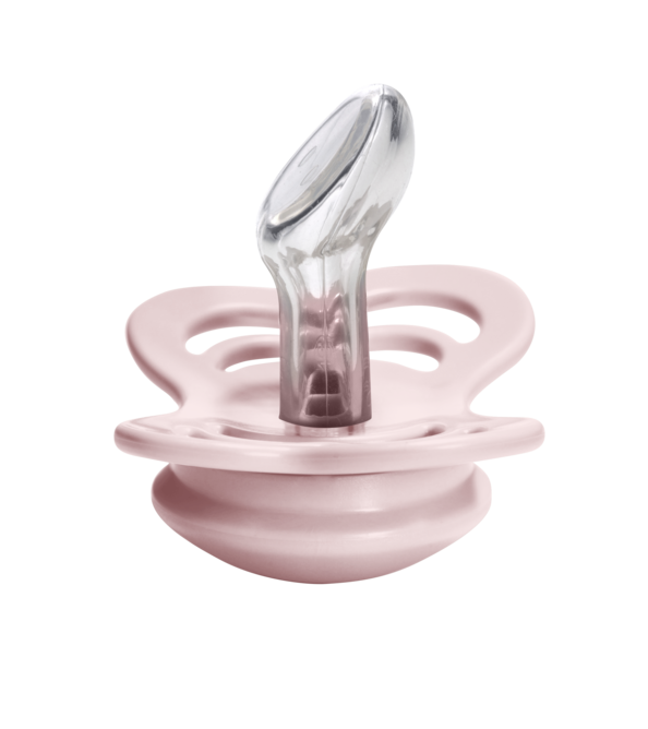 Couture Silicone Pacifier 2 Pack  - Haze/Blossom