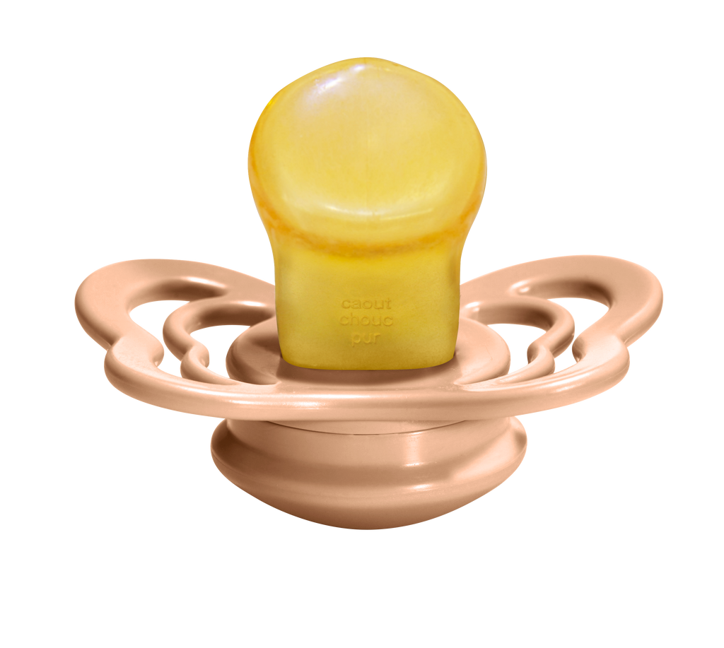 Couture Latex Pacifier 2 Pack  - Vanilla/Peach