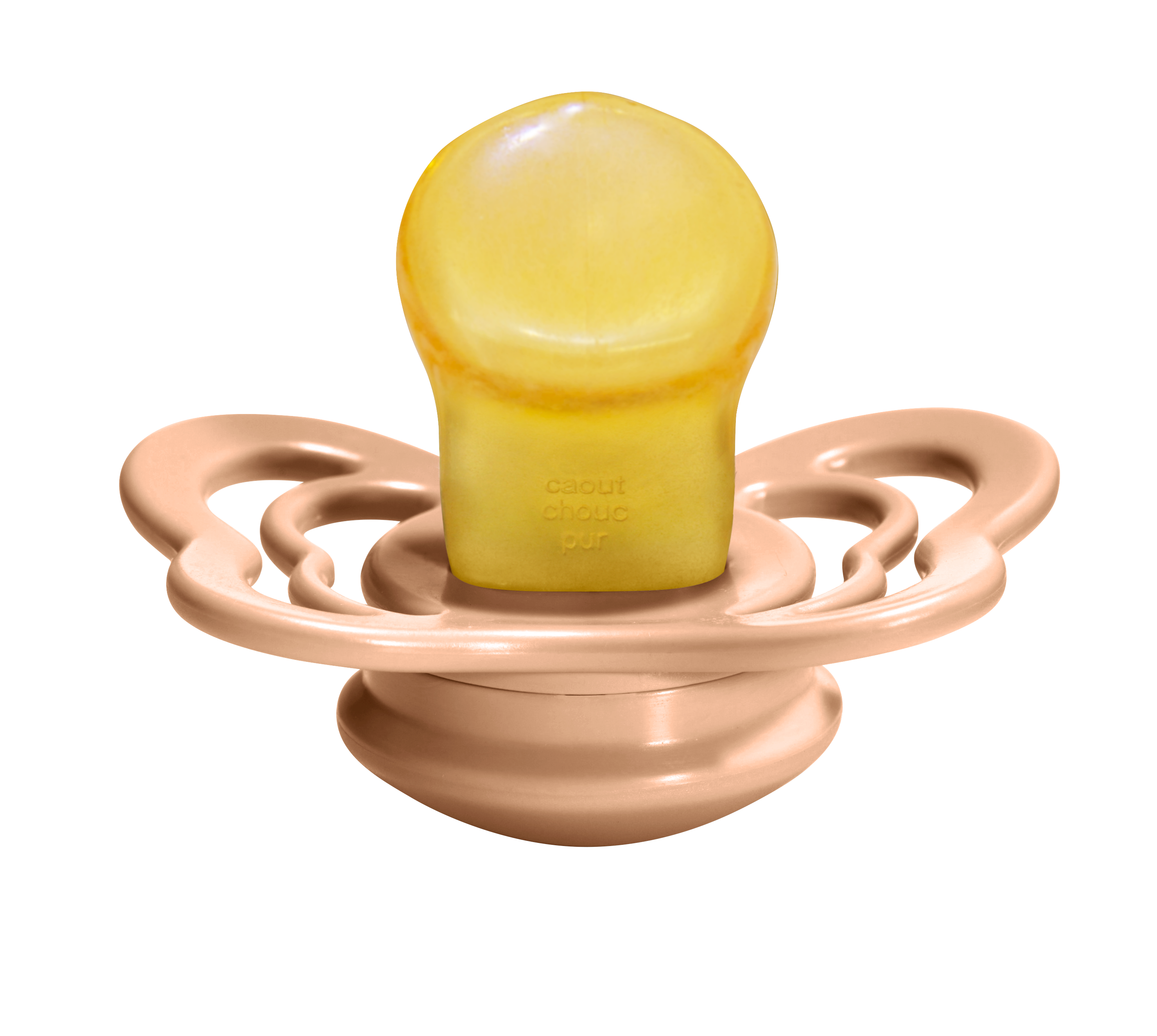 Couture Latex Pacifier 2 Pack  - Vanilla/Peach