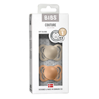 Couture Latex Pacifier 2 Pack  - Vanilla/Peach
