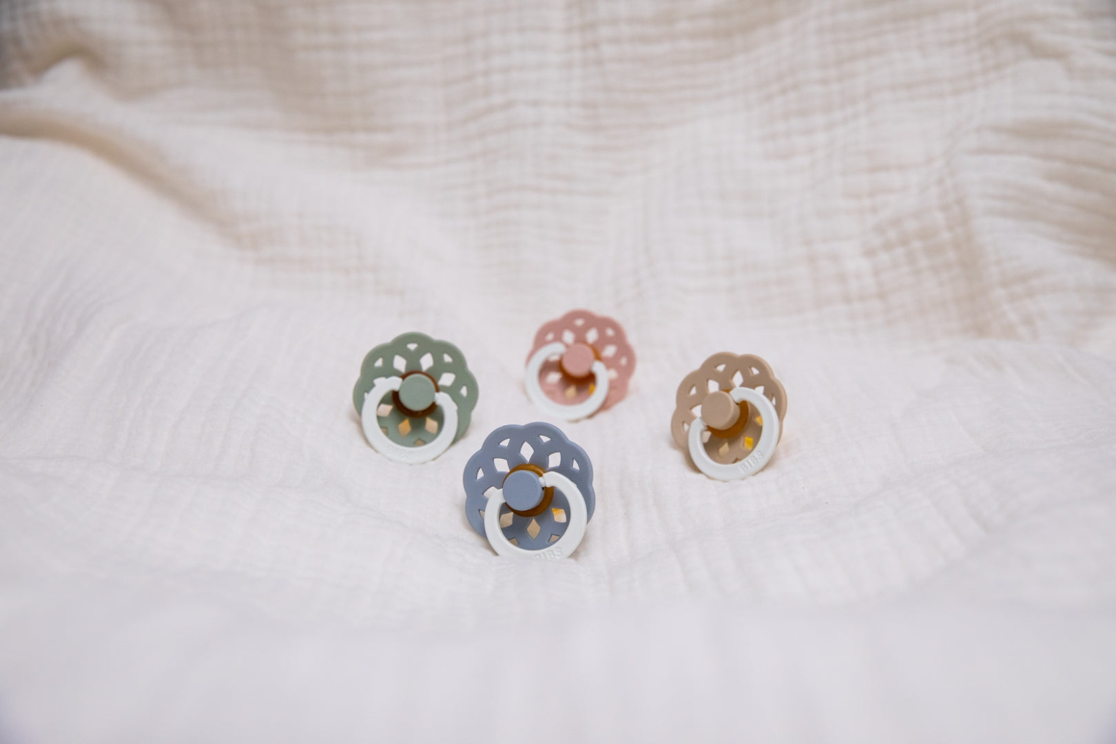 Boheme GLOW Pacifier 2 Pack - Sage/Cloud