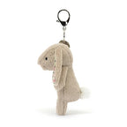 Jellycat Bashful Blossom Bunny Beige Bag Charm