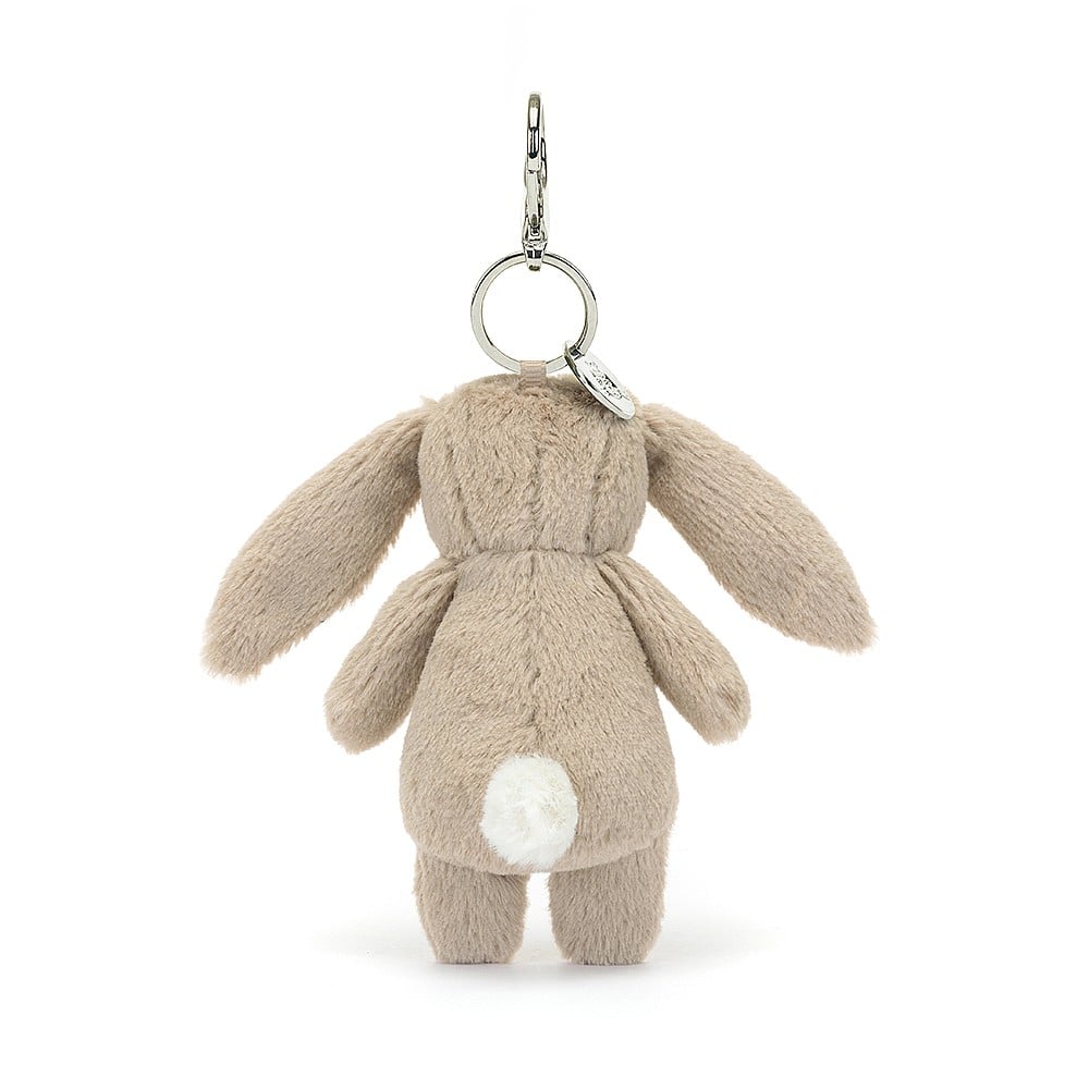 Jellycat Bashful Blossom Bunny Beige Bag Charm