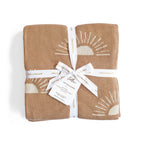 Reversible Blanket - Suns/Coffee