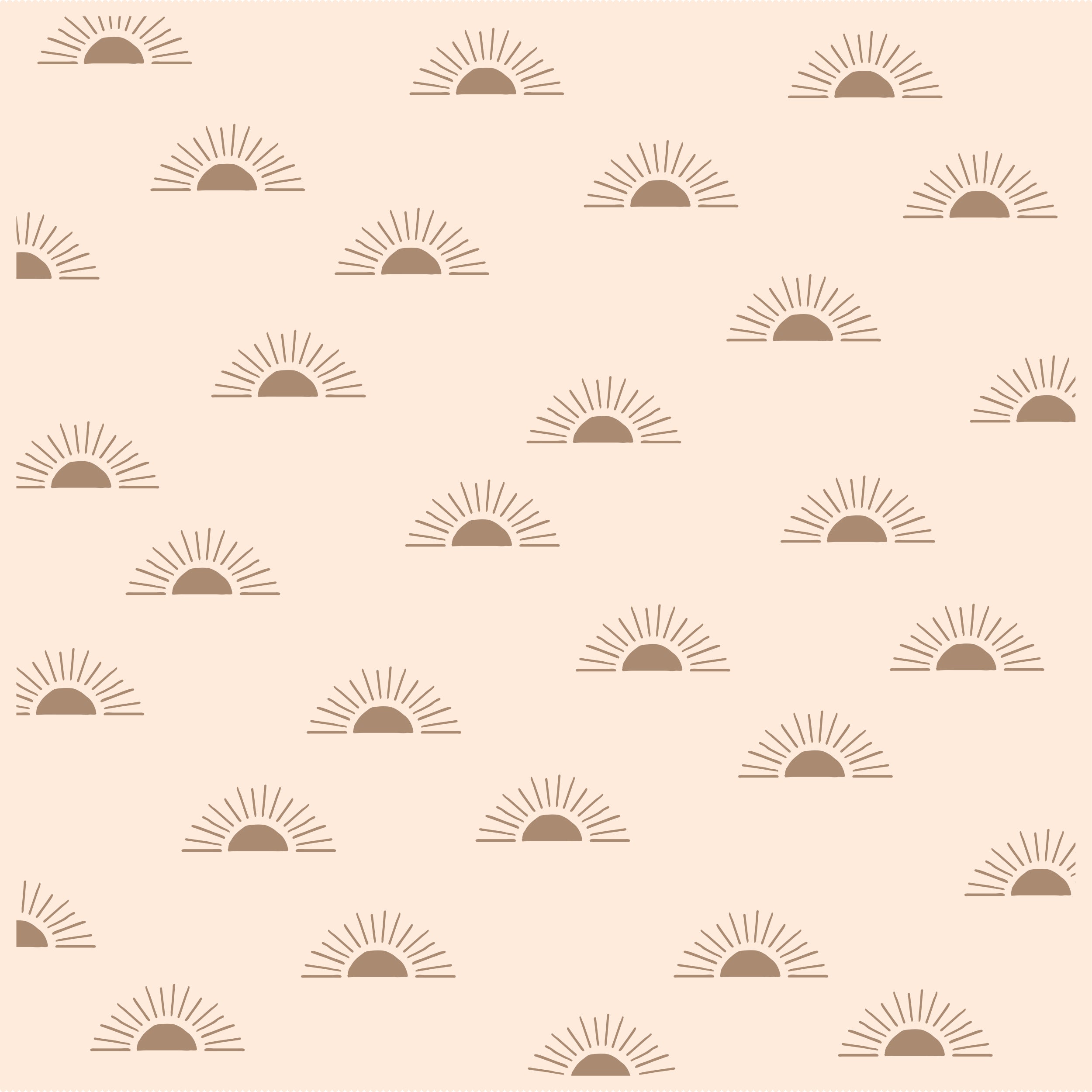 Fox & Fallow Reversible Blanket - Suns/Coffee