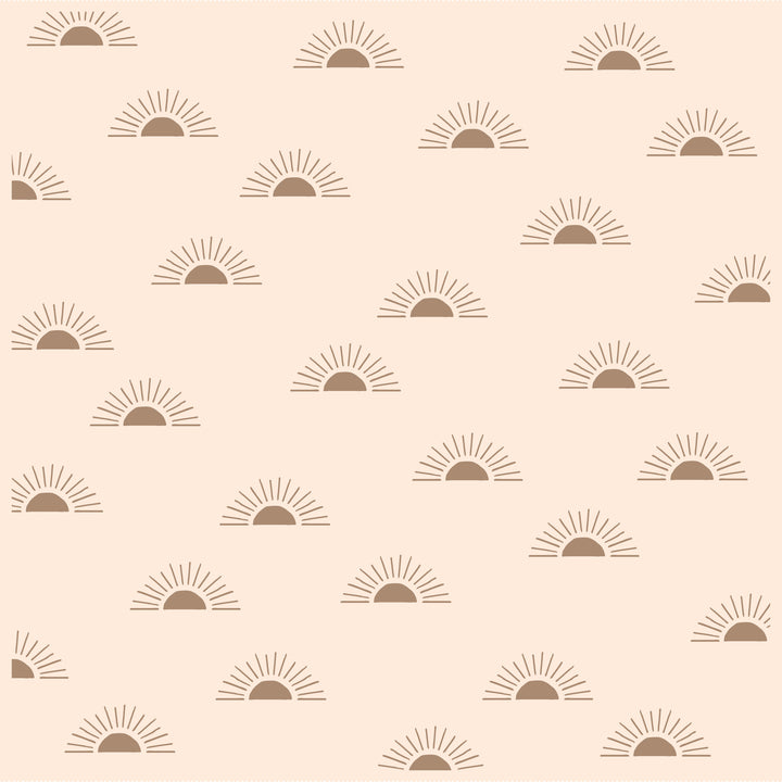 Fox & Fallow Reversible Blanket - Suns/Coffee