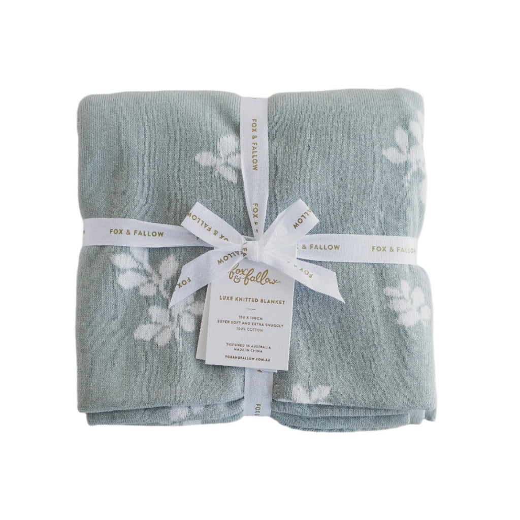 Fox & Fallow Reversible Blanket - Pine