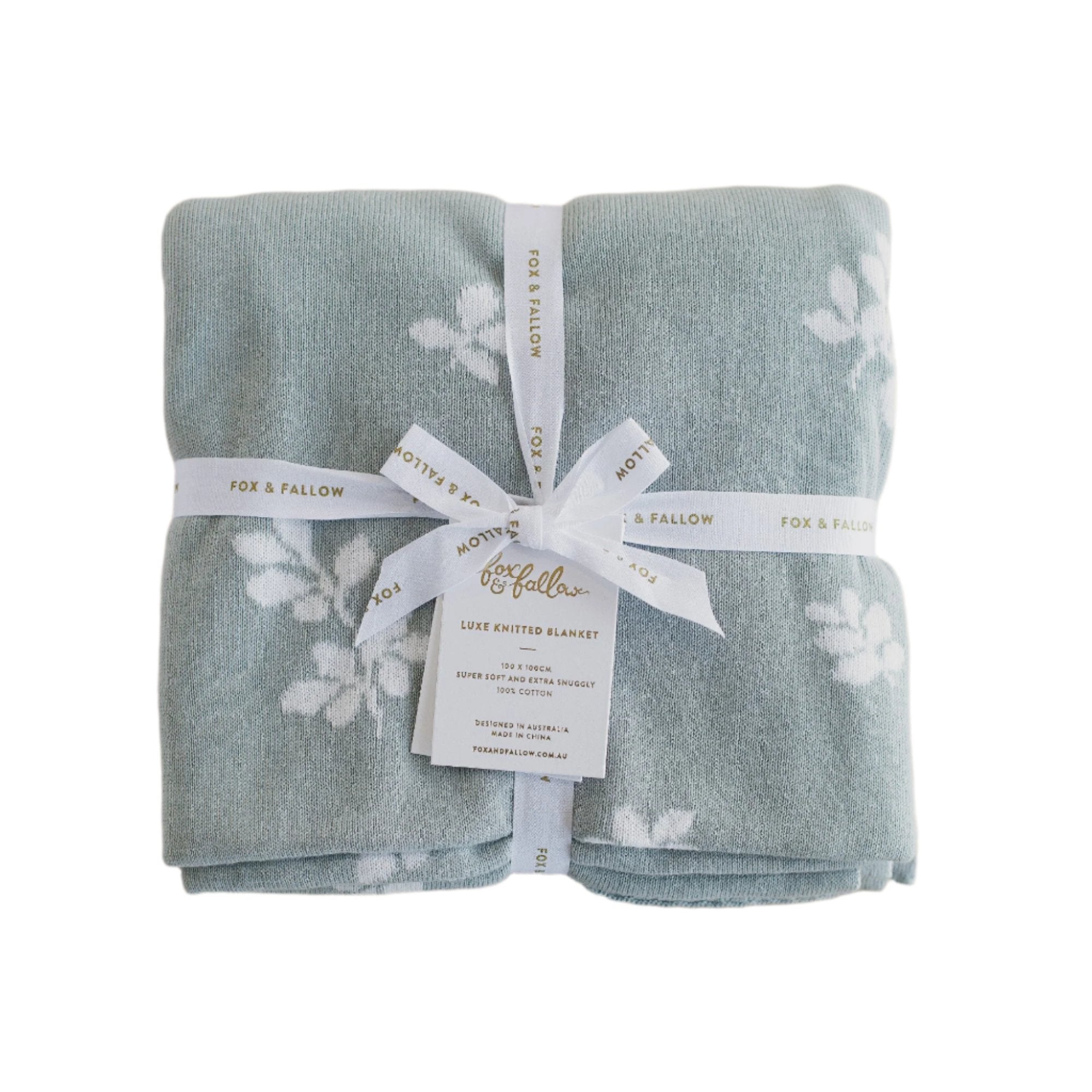 Fox & Fallow Reversible Blanket - Pine