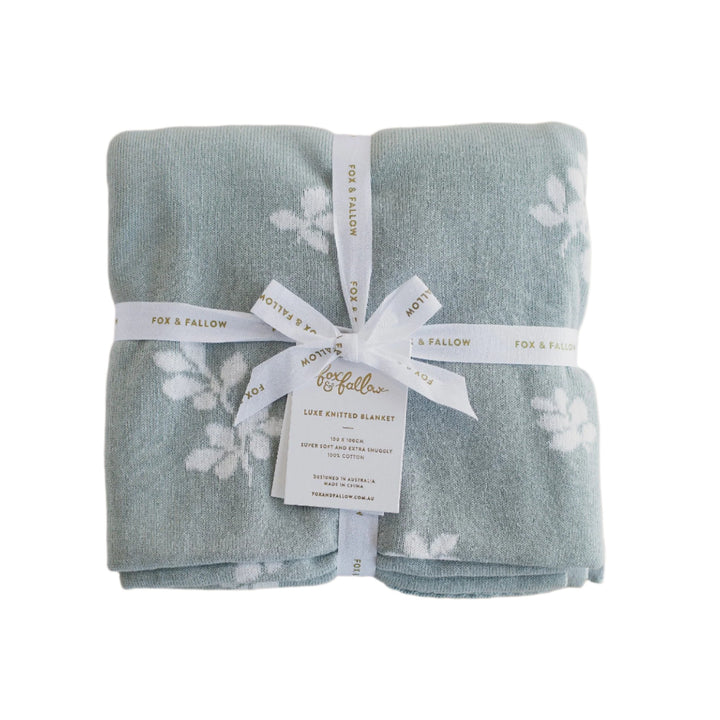 Fox & Fallow Reversible Blanket - Pine