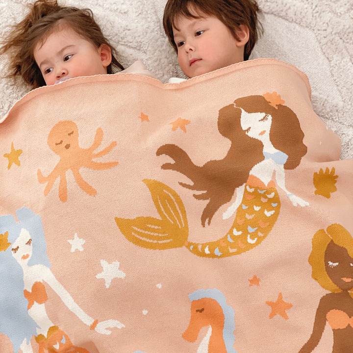 Fox & Fallow Blanket - Mermaids