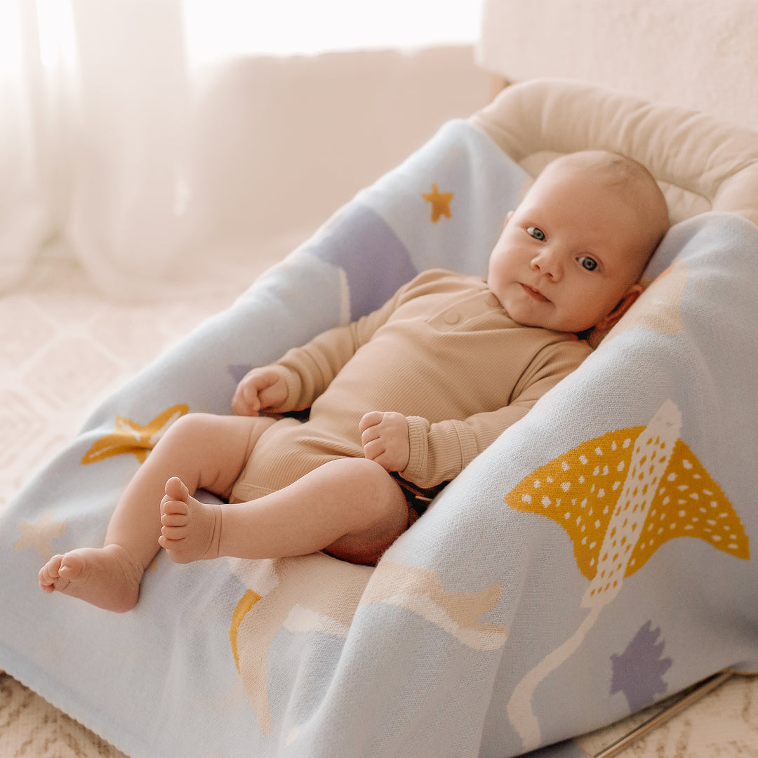 Fox & Fallow Blanket - Ocean Creatures