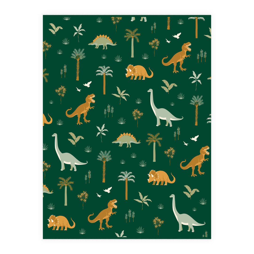 Fox & Fallow - Dinos Throw Blanket