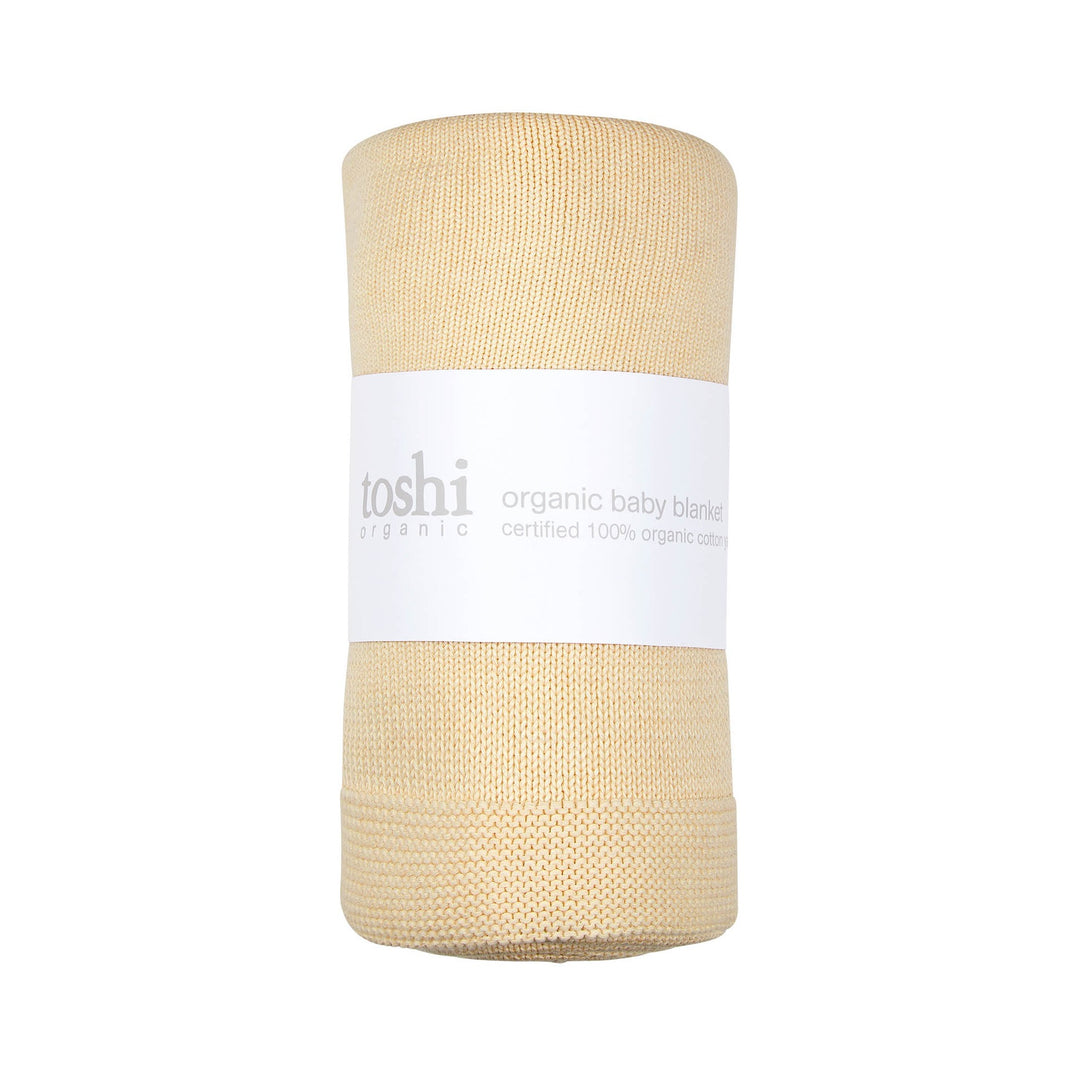 Toshi Organic Blanket - Snowy / Driftwood