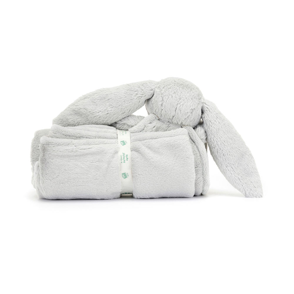 Jellycat Bashful Bunny Blankie - Silver