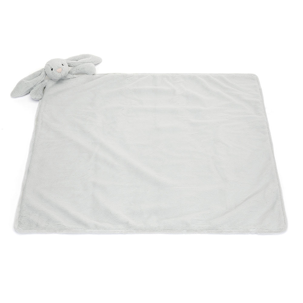 Jellycat Bashful Bunny Blankie - Silver