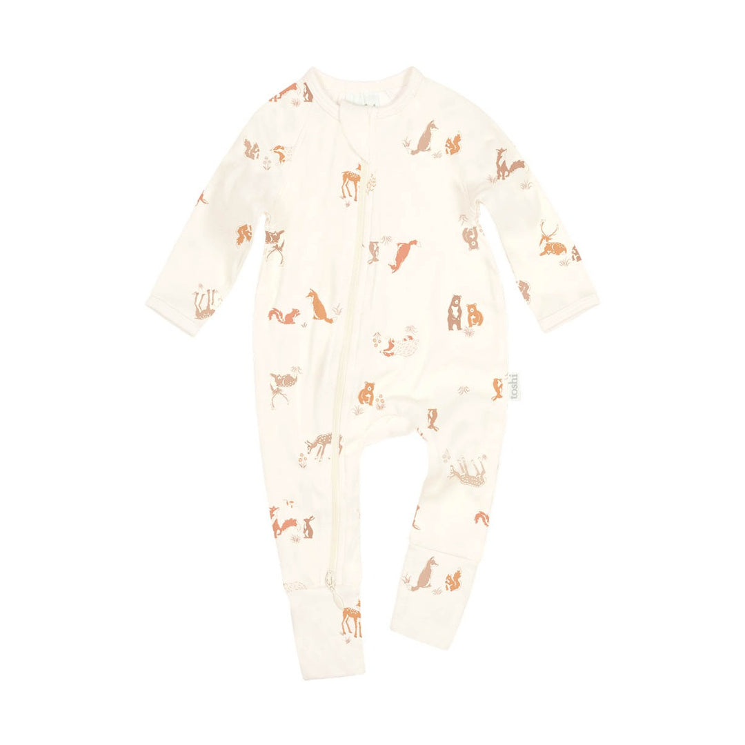 Toshi Onesie Long Sleeve - Classic / Enchanted Forest Feather