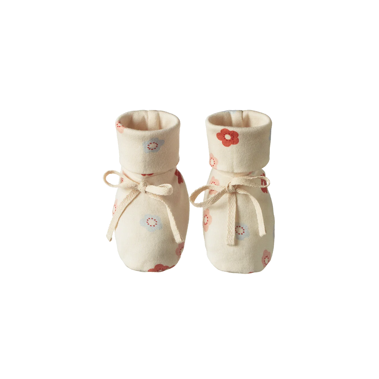 Booties - Petite Flora Stamp Print
