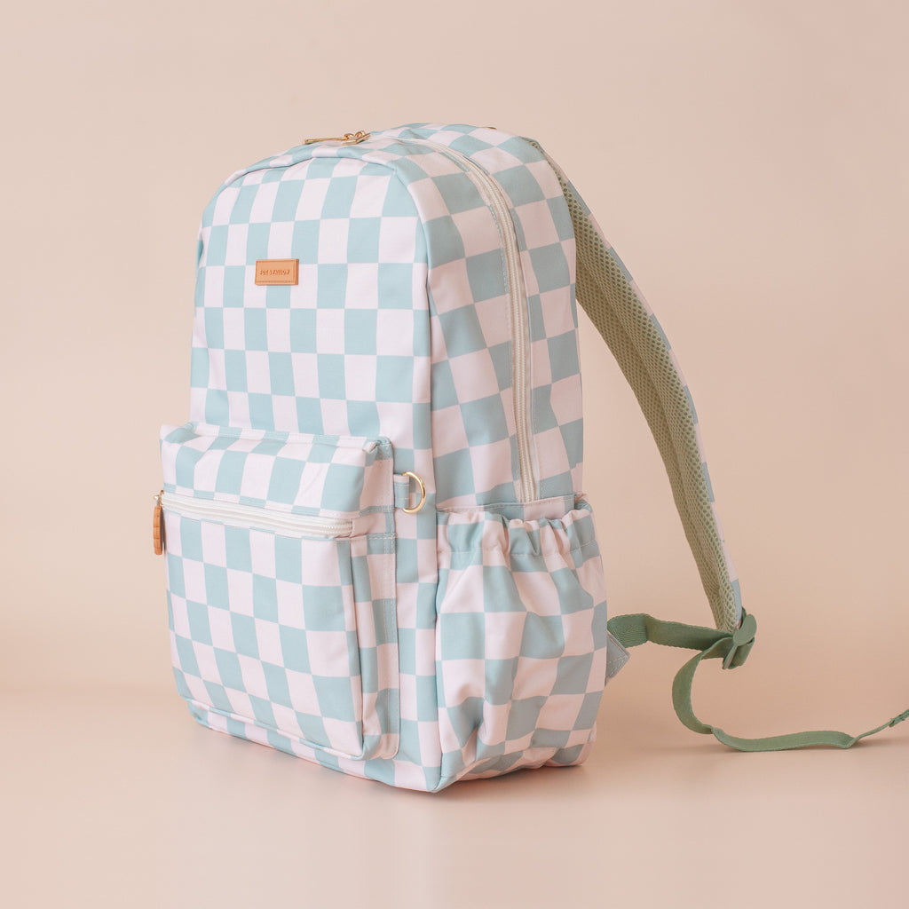 Backpack - Sage Check