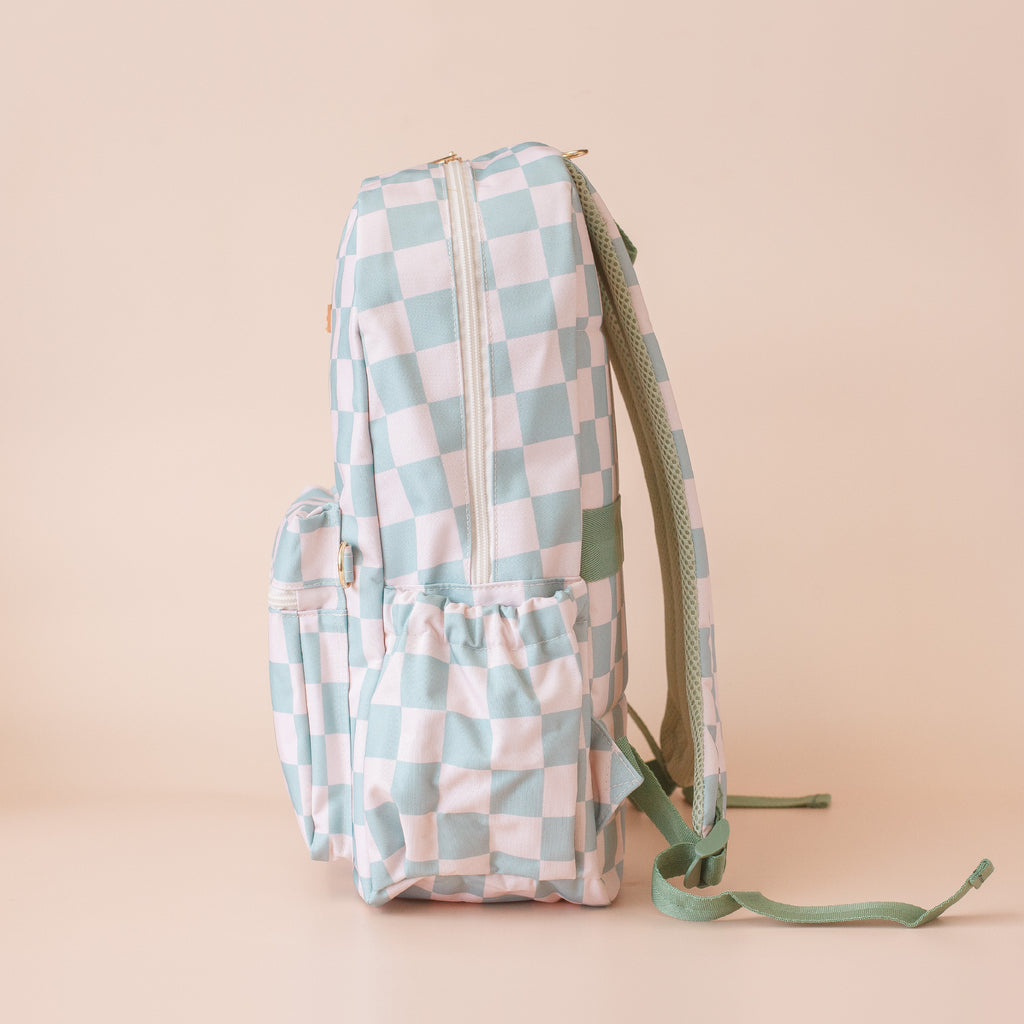 Backpack - Sage Check