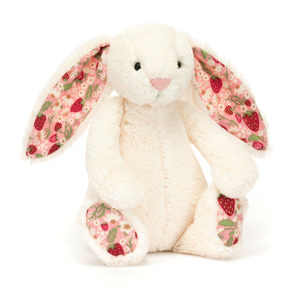 Small Raspberry Jellycat Jellycat Cream Blossom Berry Small – Daisy and Hen
