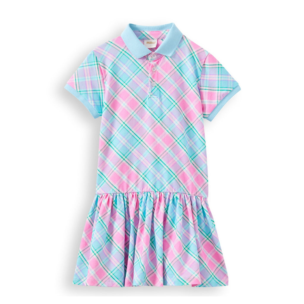 PRE-ORDER - Brightside Plaid Dress